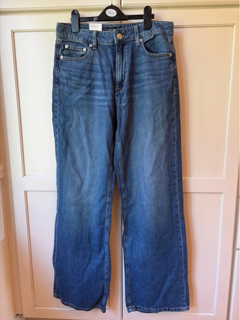 Aeropostale Women’s Size 8 High-Rise Wide-Leg Jeans Dark Wash NWT